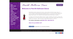 Desktop Screenshot of penrithballroomdance.com.au