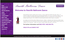 Tablet Screenshot of penrithballroomdance.com.au